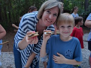 S'more fun with mom at Kreher Preserve & Nature Center